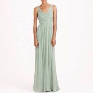 NWT J. Crew Heidi Bridesmaid Dress Dusty Shale 2